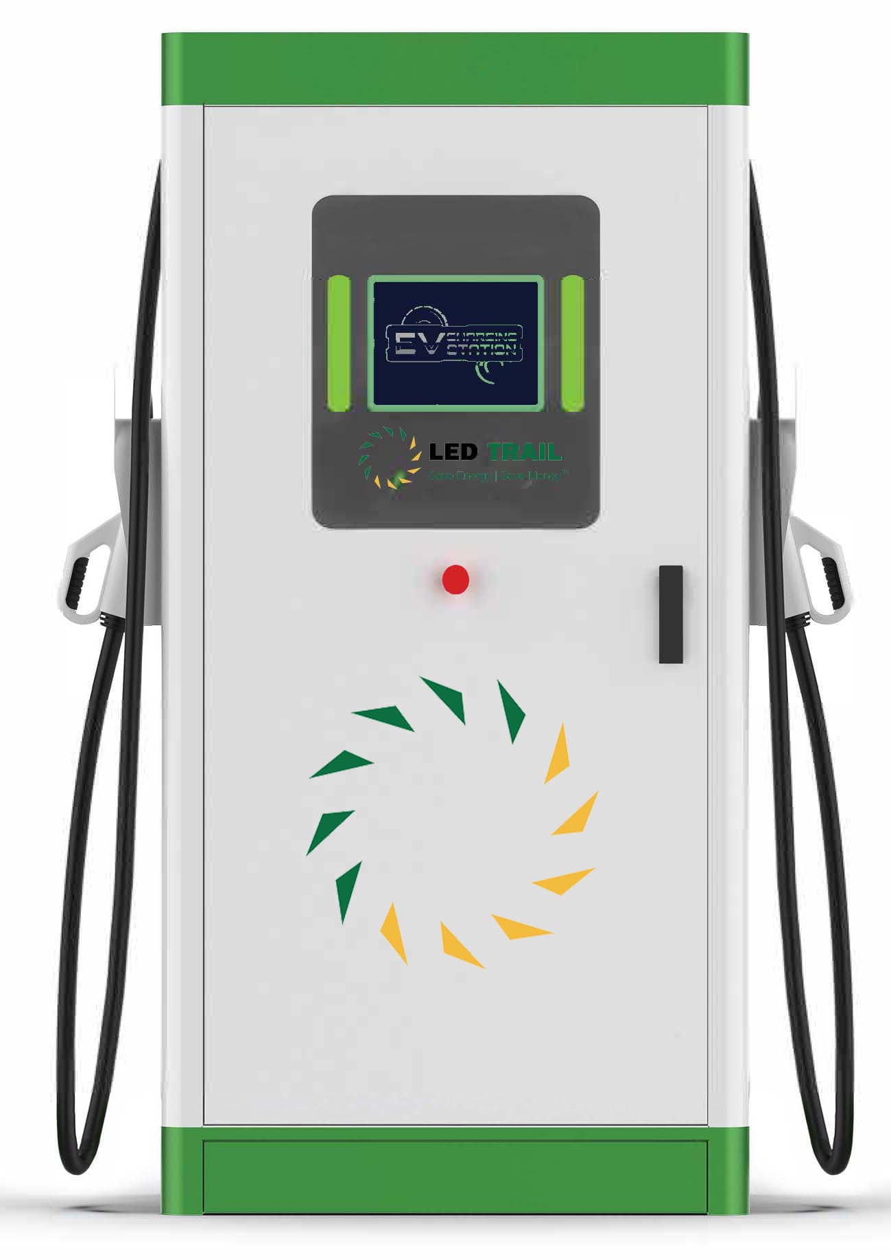 LED Trail DC fast EV charging station